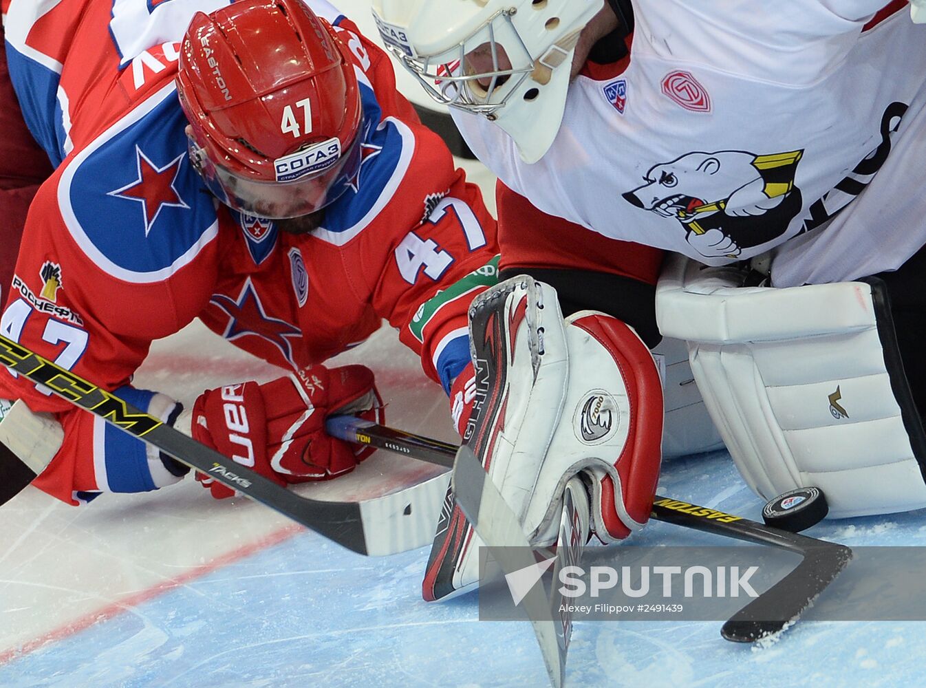 KHL. CSKA vs. Traktor