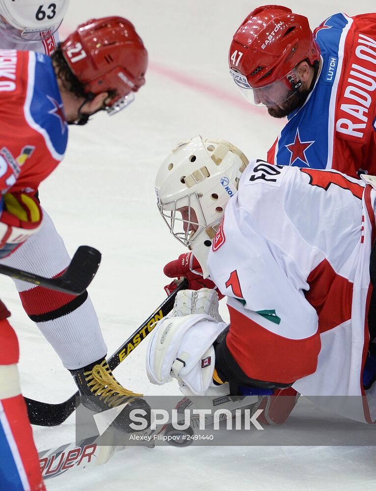 KHL. CSKA vs. Traktor