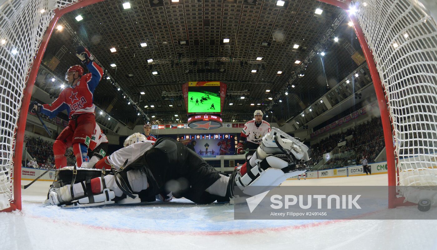 KHL. CSKA vs. Traktor