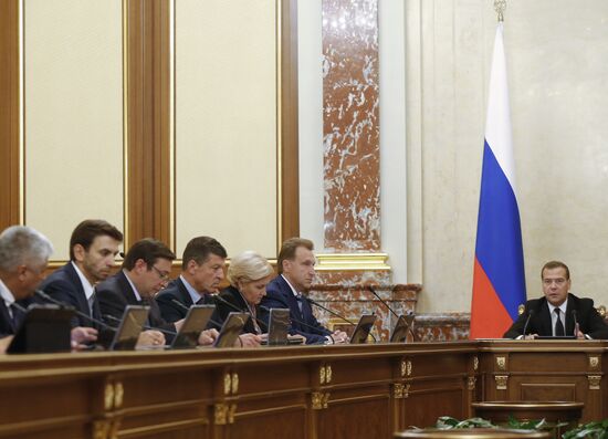 Russian Government meeting