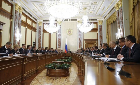 Russian Government meeting