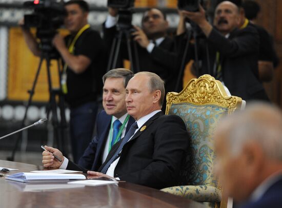Vladimir Putin attends SCO summit