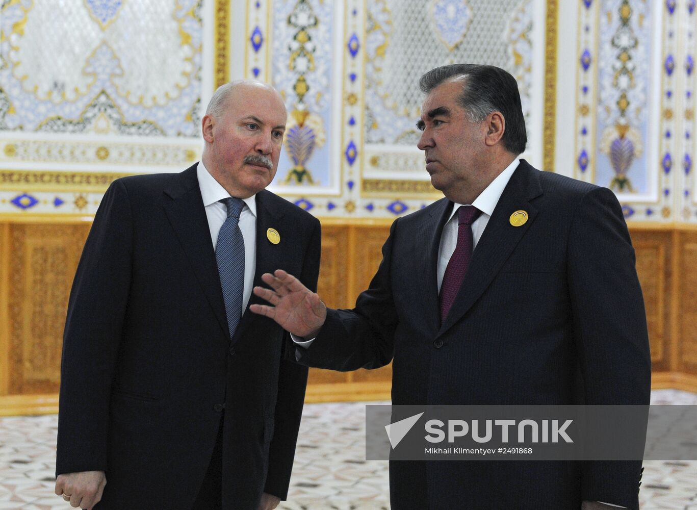 SCO summit in Dushanbe