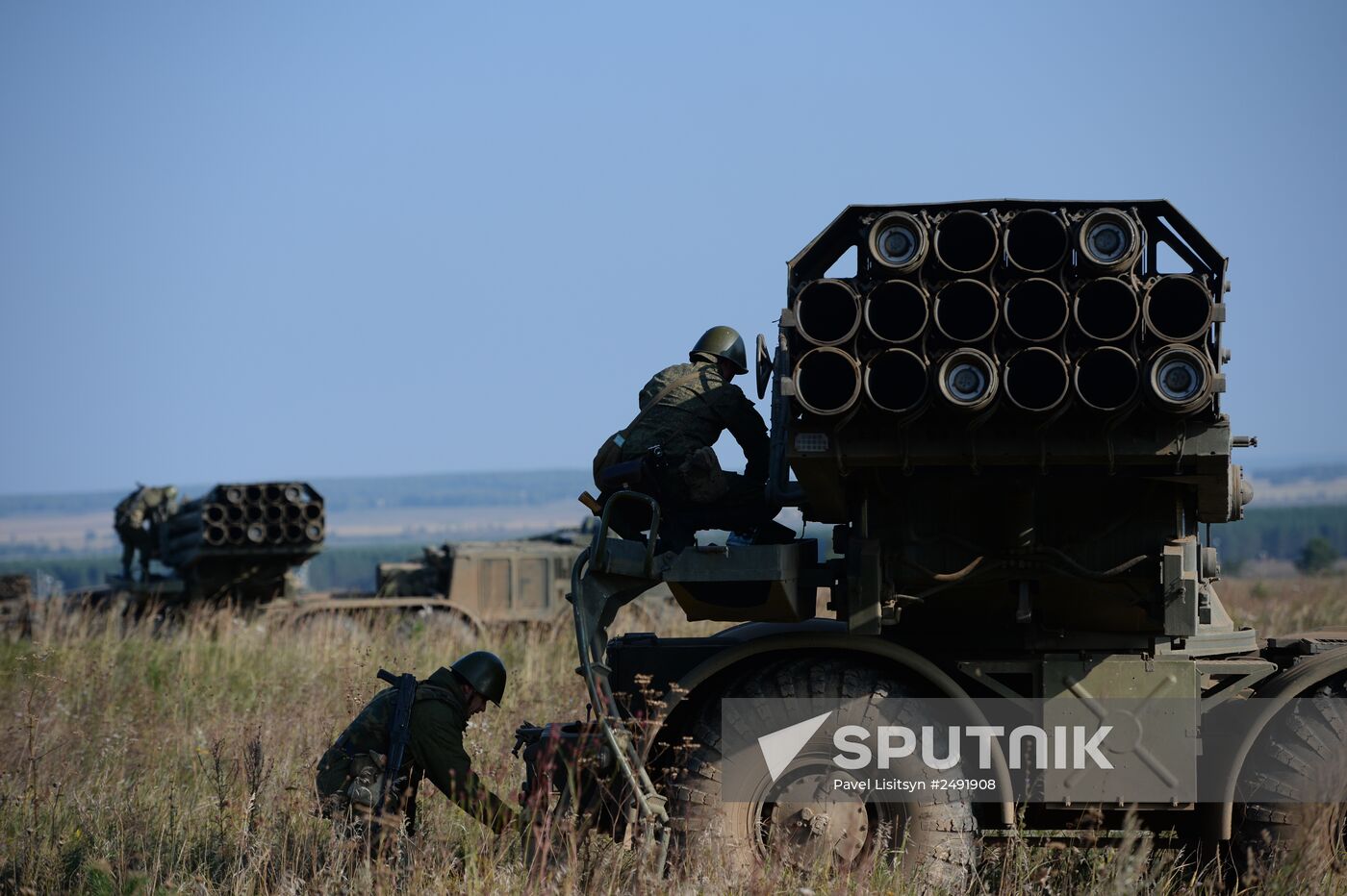 Exercise at Chebarkul firing range