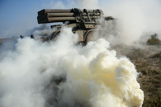 Exercise at Chebarkul firing range