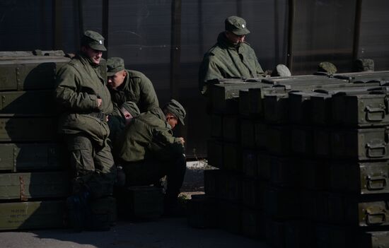 Exercise at Chebarkul firing range