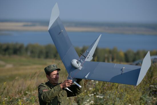 Exercise at Chebarkul firing range