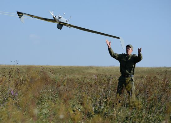 Exercise at Chebarkul firing range
