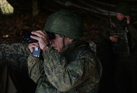 Exercise at Chebarkul firing range