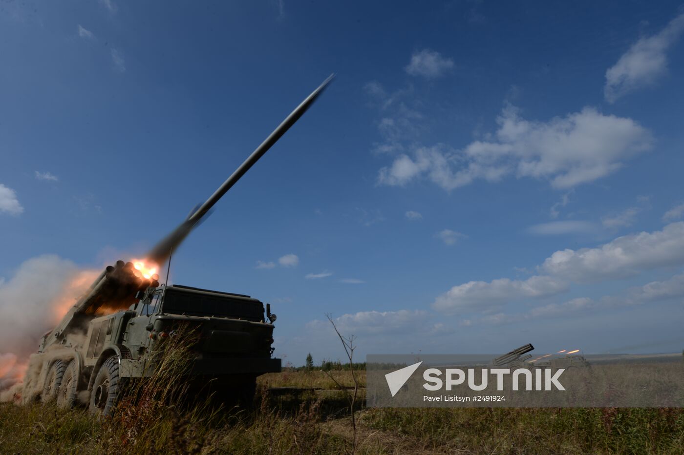 Exercise at Chebarkul firing range