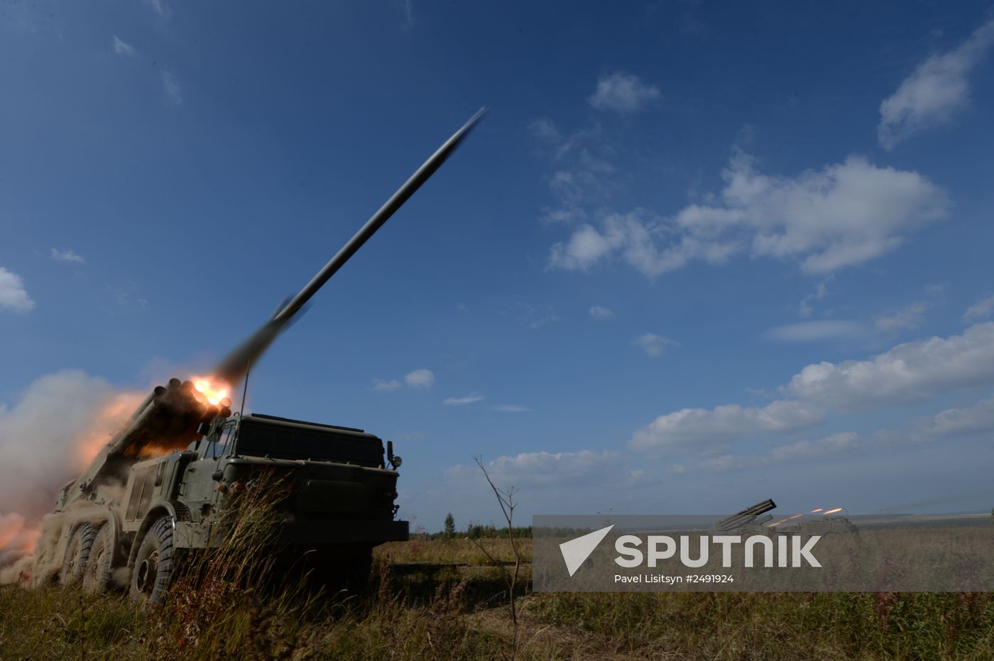 Exercise at Chebarkul firing range