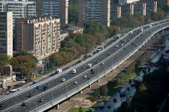 Moscow's largest elevated road goes on stream