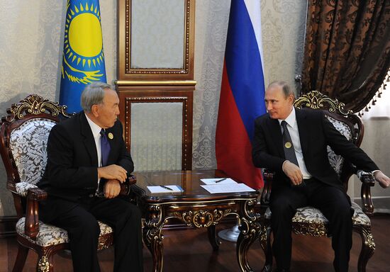 Vladimir Putin attends SCO summit in Dushanbe