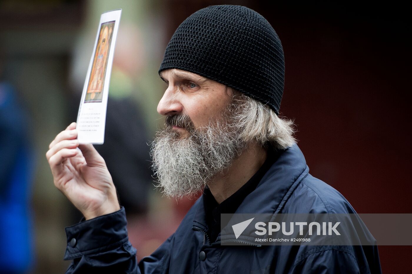 Cross processon in honor of St. Alexander Nevsky in St. Petersburg