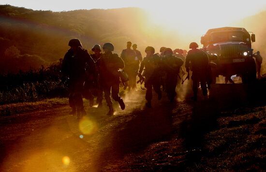 Operational readiness test of Eastern Military District