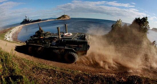 Operational readiness test of Eastern Military District