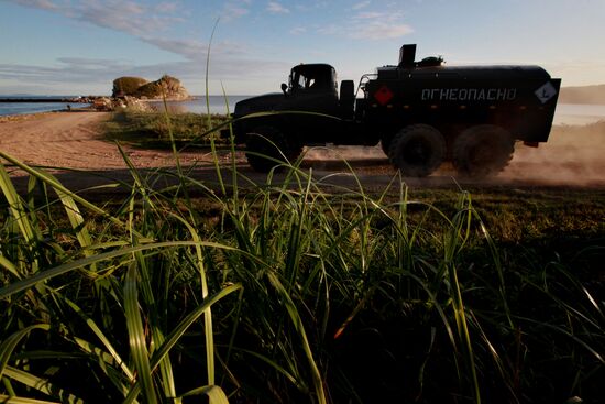 Operational readiness test of Eastern Military District