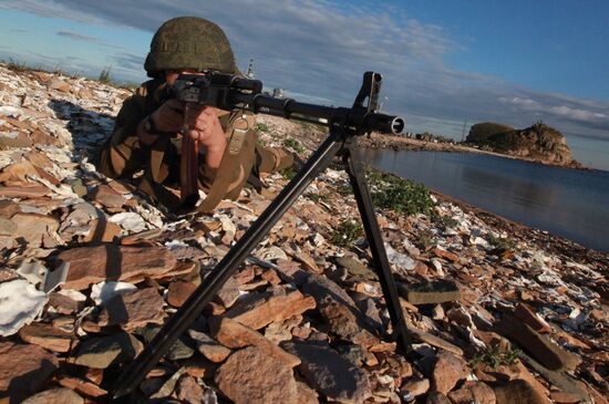 Operational readiness test of Eastern Military District