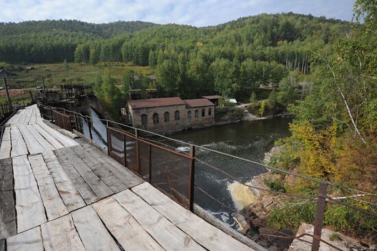 Porogi (Rapids), the oldest operational hydropower station on the Bolshaya Satka River