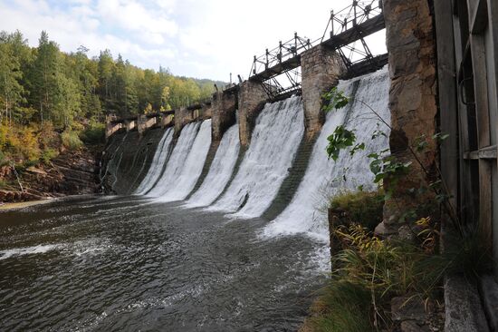 Porogi (Rapids), the oldest operational hydropower station on the Bolshaya Satka River