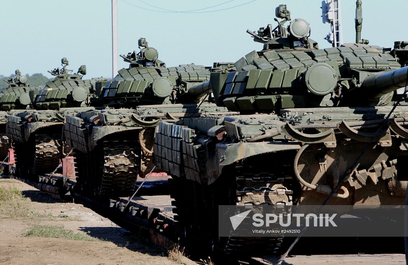 Checking the combat readiness of the Eastern Military District's forces