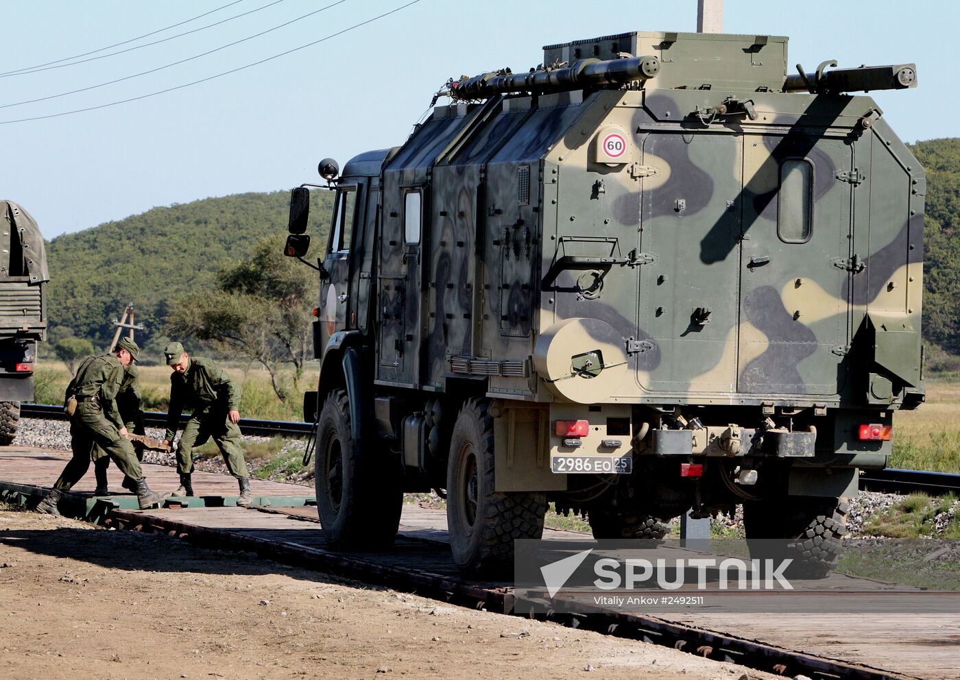 Checking the combat readiness of the Eastern Military District's forces