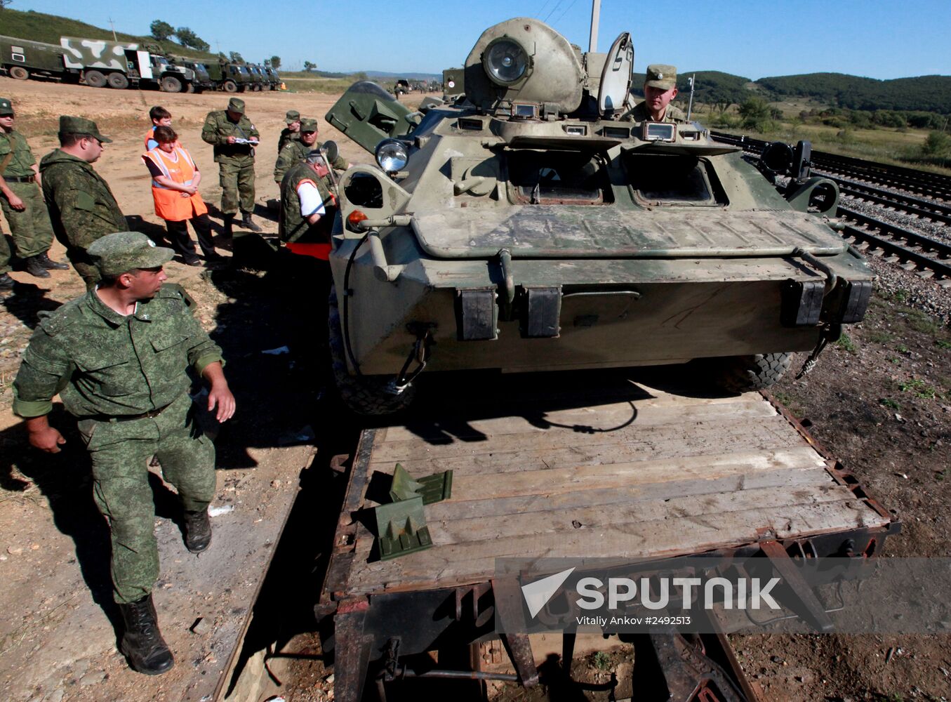 Checking the combat readiness of the Eastern Military District's forces