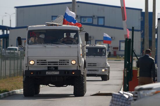 Russia's humanitarian aid convoy for southeastern Ukraine