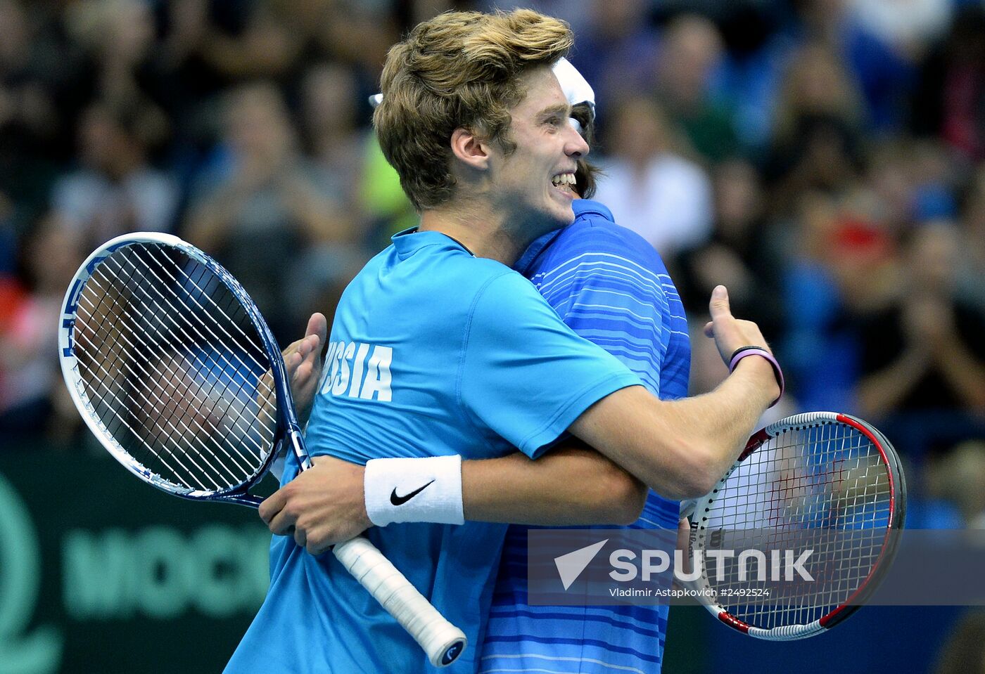 Tennis. Davis Cup. Russia vs. Portugal. Day Two