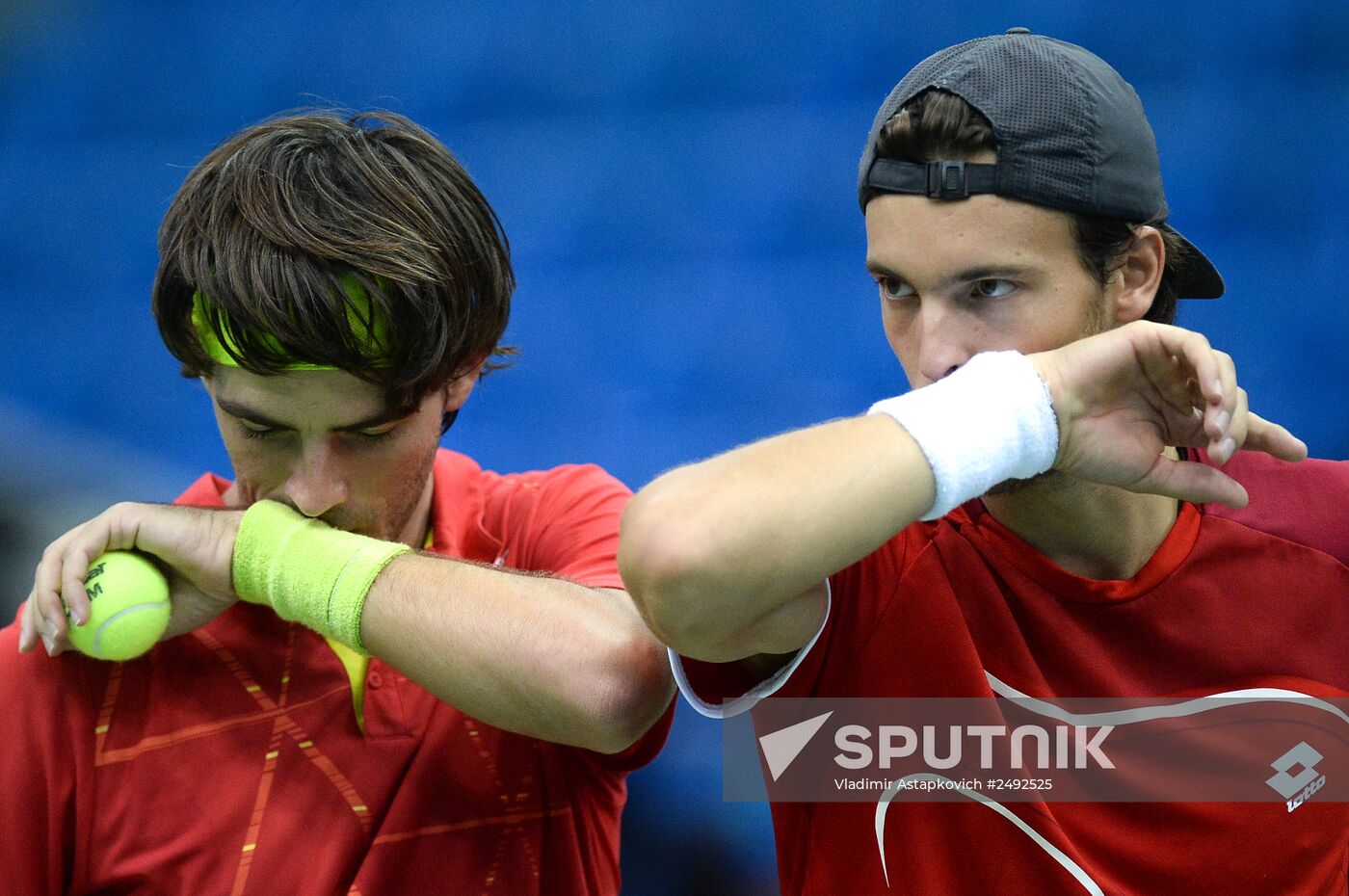 Tennis. Davis Cup. Russia vs. Portugal. Day Two