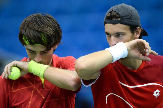 Tennis. Davis Cup. Russia vs. Portugal. Day Two