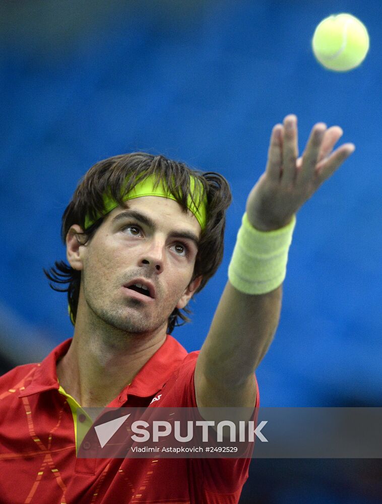 Tennis. Davis Cup. Russia vs. Portugal. Day Two