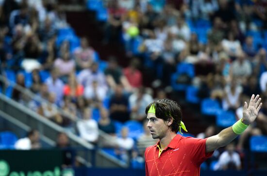 Tennis. Davis Cup. Russia vs. Portugal. Day Two