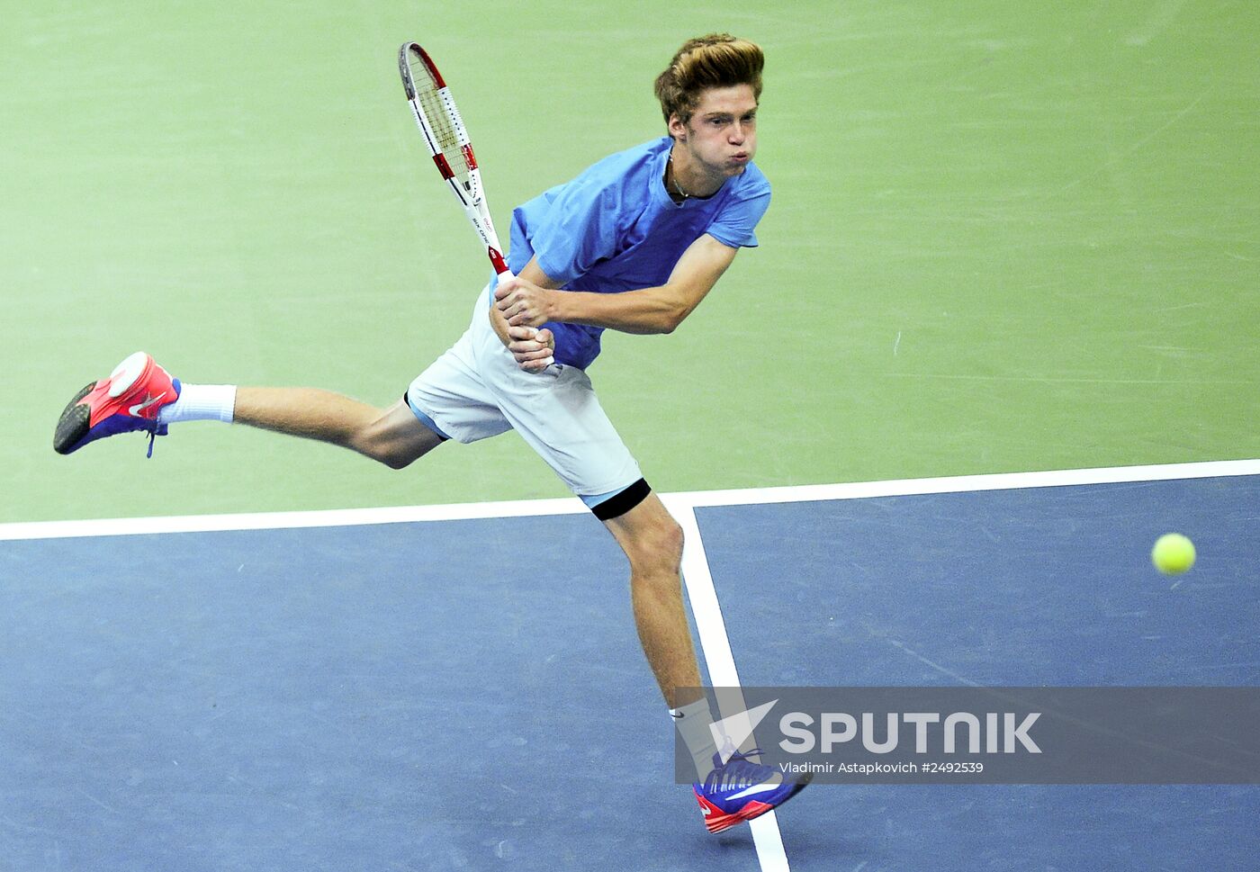 Tennis. Davis Cup. Russia vs. Portugal. Day Two
