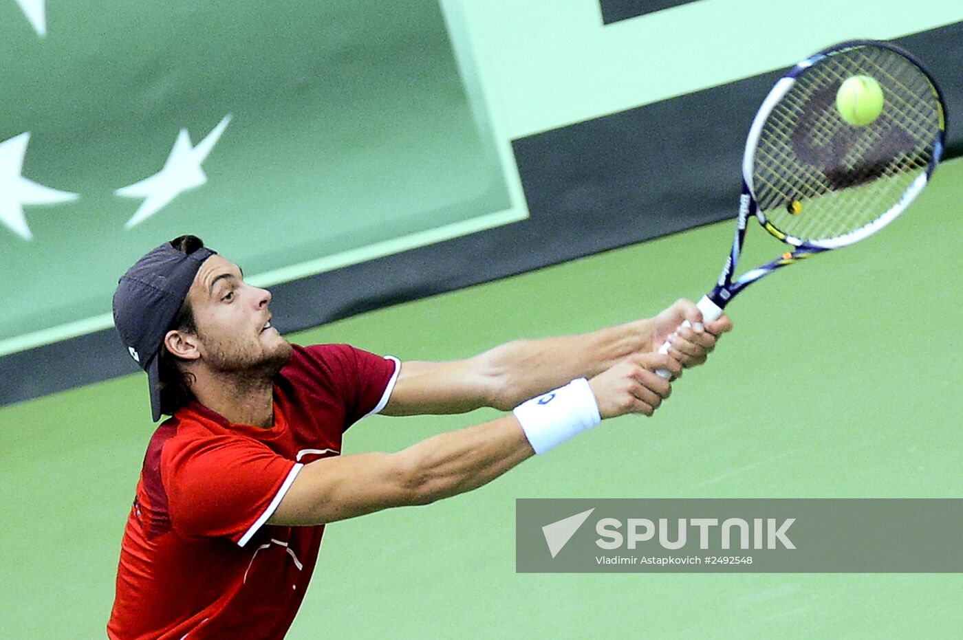Tennis. Davis Cup. Russia vs. Portugal. Day Two