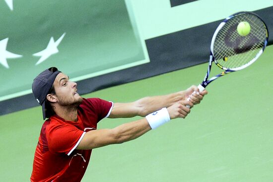 Tennis. Davis Cup. Russia vs. Portugal. Day Two