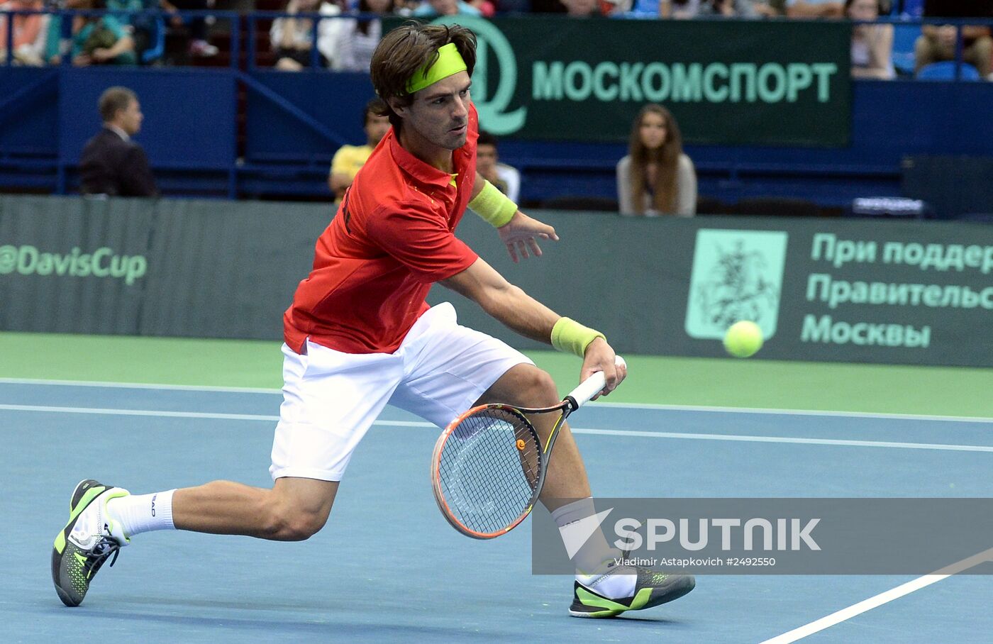 Tennis. Davis Cup. Russia vs. Portugal. Day Two