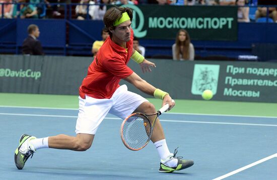 Tennis. Davis Cup. Russia vs. Portugal. Day Two