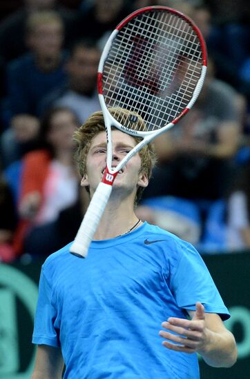 Tennis. Davis Cup. Russia vs. Portugal. Day Two