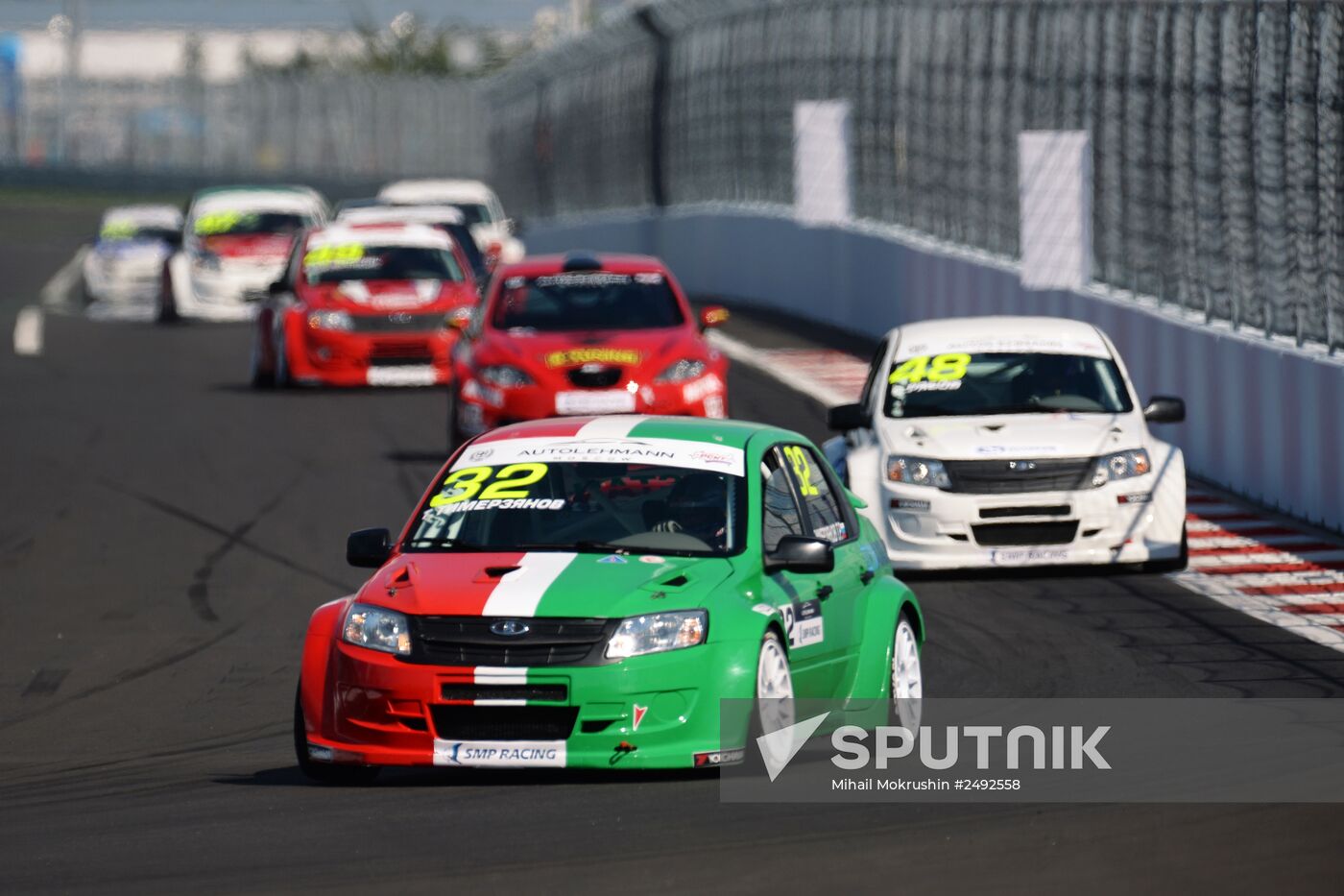 Russian circuit racing championship. Day One
