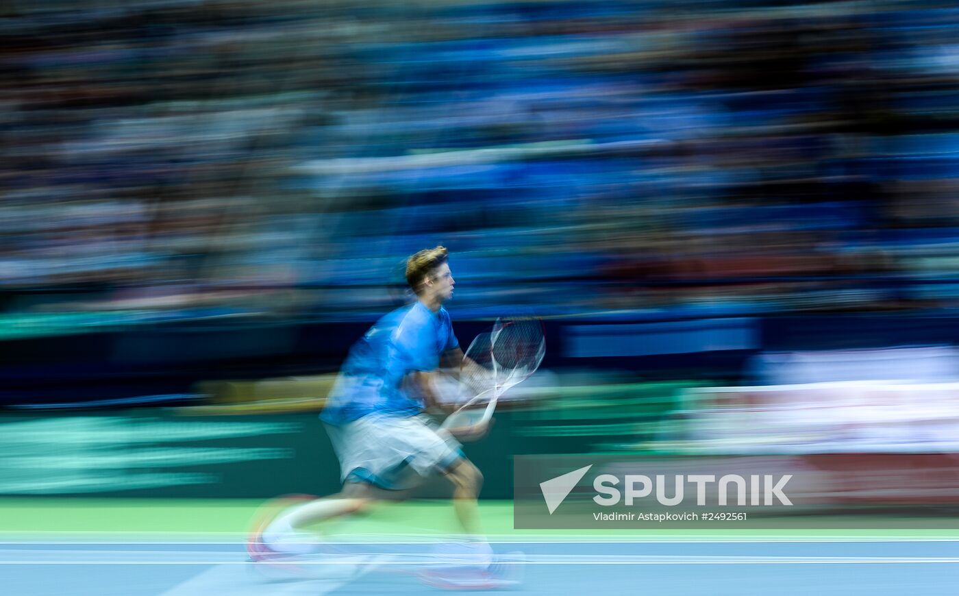 Tennis. Davis Cup. Russia vs. Portugal. Day Two