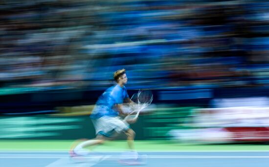 Tennis. Davis Cup. Russia vs. Portugal. Day Two