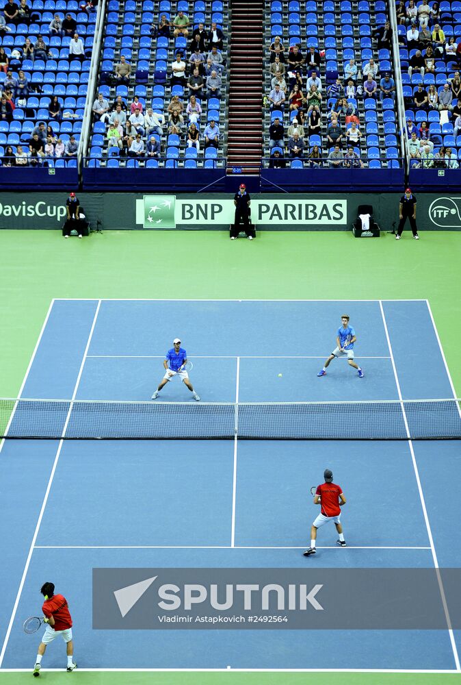 Tennis. Davis Cup. Russia vs. Portugal. Day Two