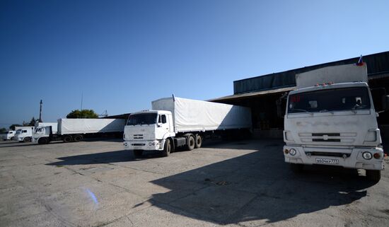 Russia's humanitarian aid convoy for southeastern Ukraine