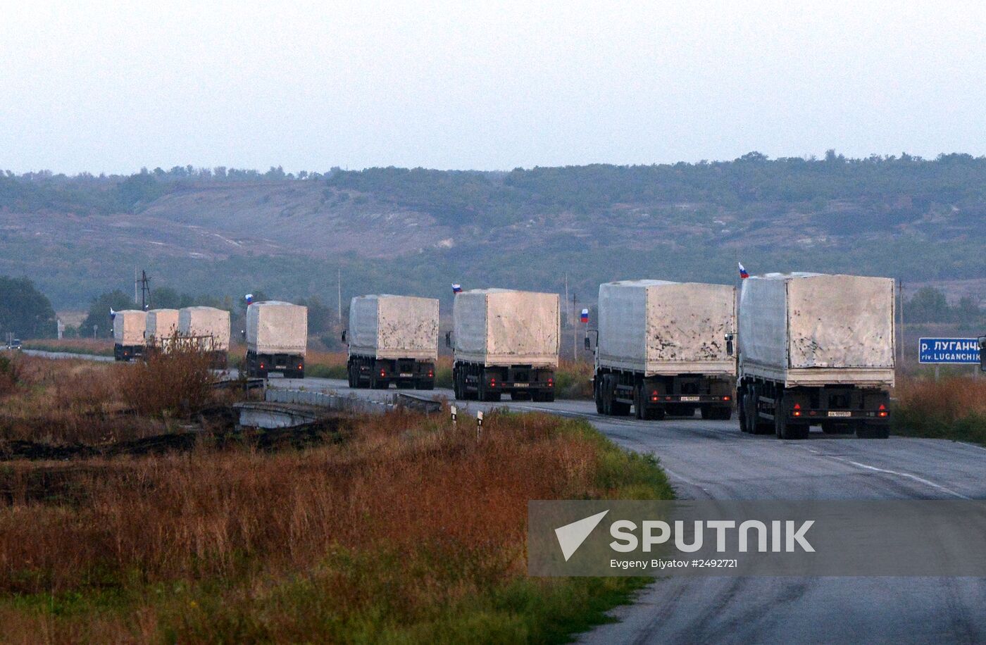 Russia's humanitarian aid convoy for southeastern Ukraine