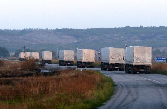 Russia's humanitarian aid convoy for southeastern Ukraine