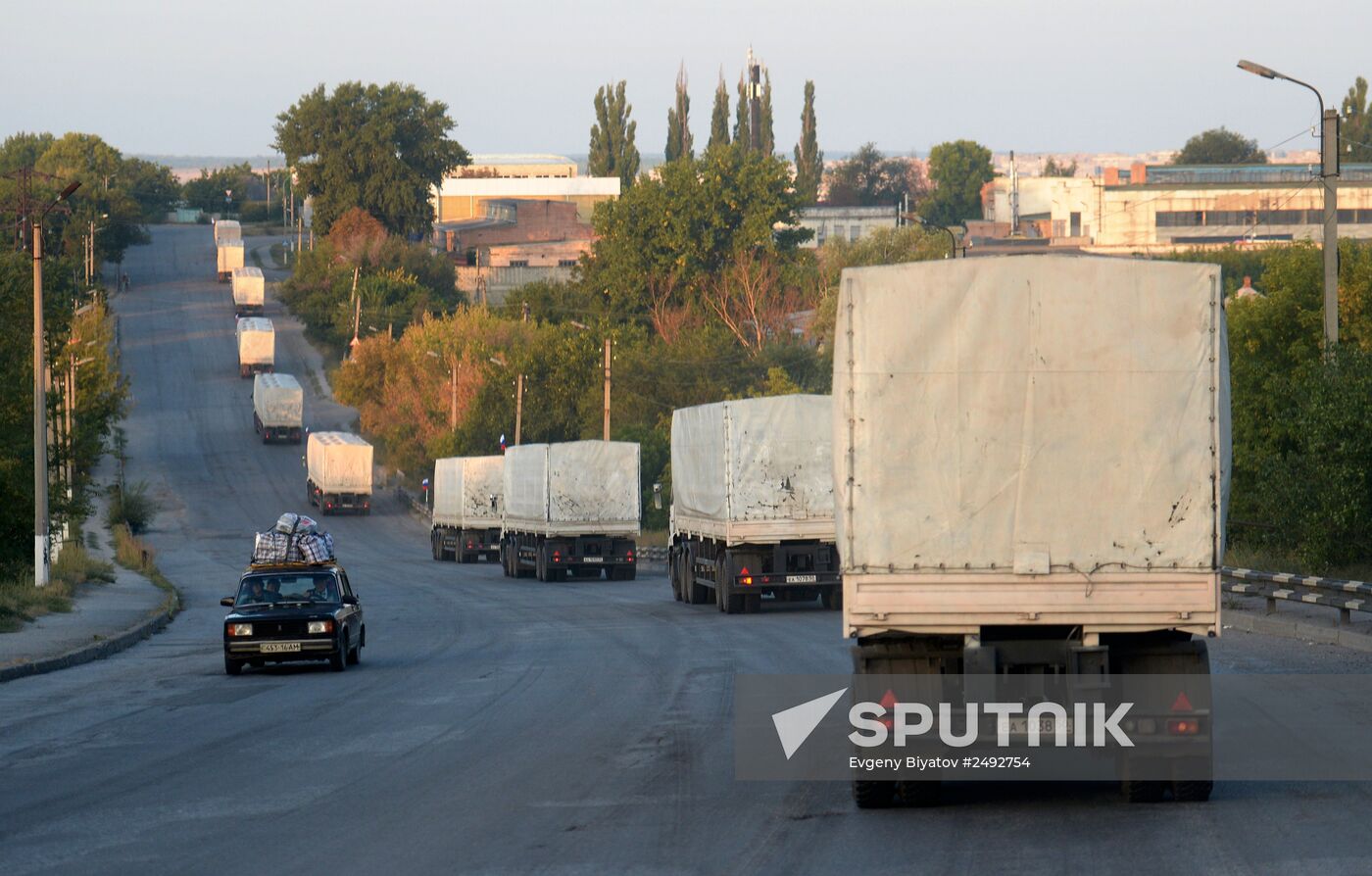 Russia's humanitarian aid convoy for southeastern Ukraine