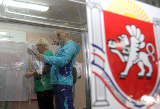 Single day of voting in Crimea