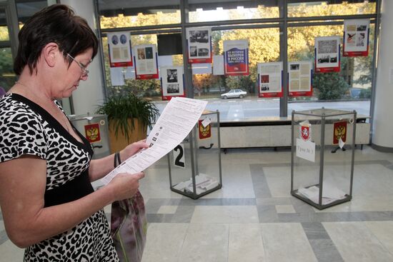 Single Voting Day in Crimea