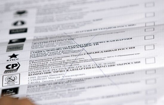 Single day voting in Crimea